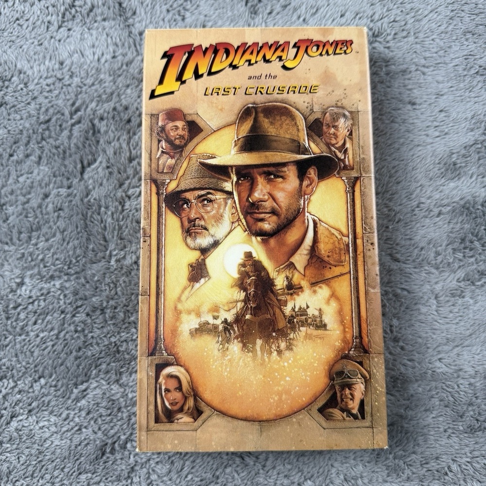 Indiana Jones and the Last Crusade (VHS, 1990)